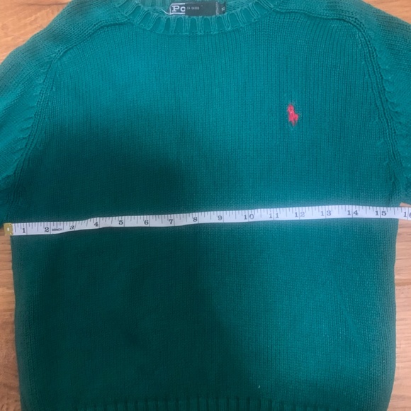 LAST CHANCE Polo by Ralph Lauren Green Knit Sweater - Picture 3 of 3